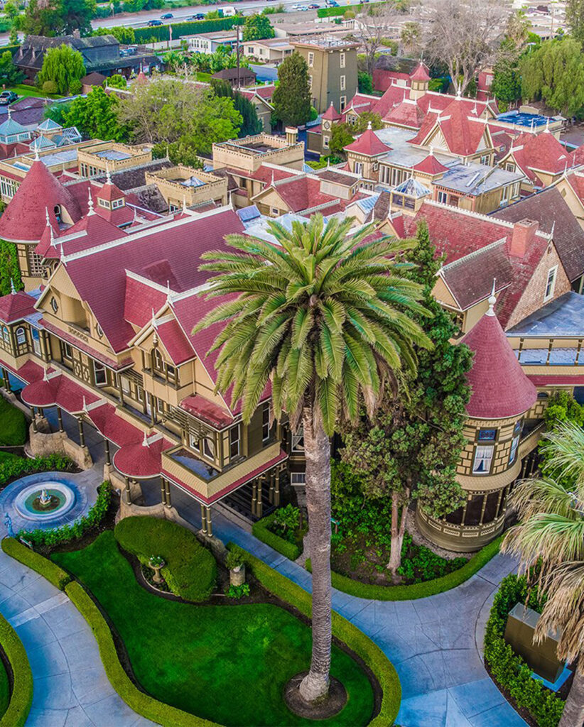 Winchester Mystery House Top Exterior Shot