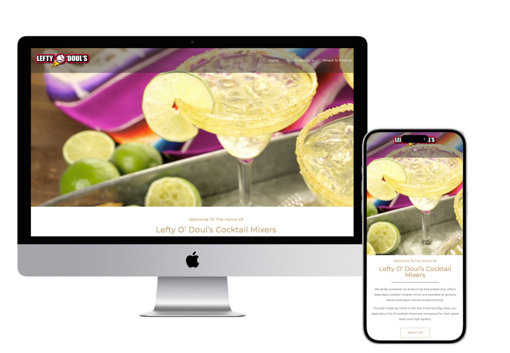 Lefty O’Douls Cocktail Mixes Mac Display