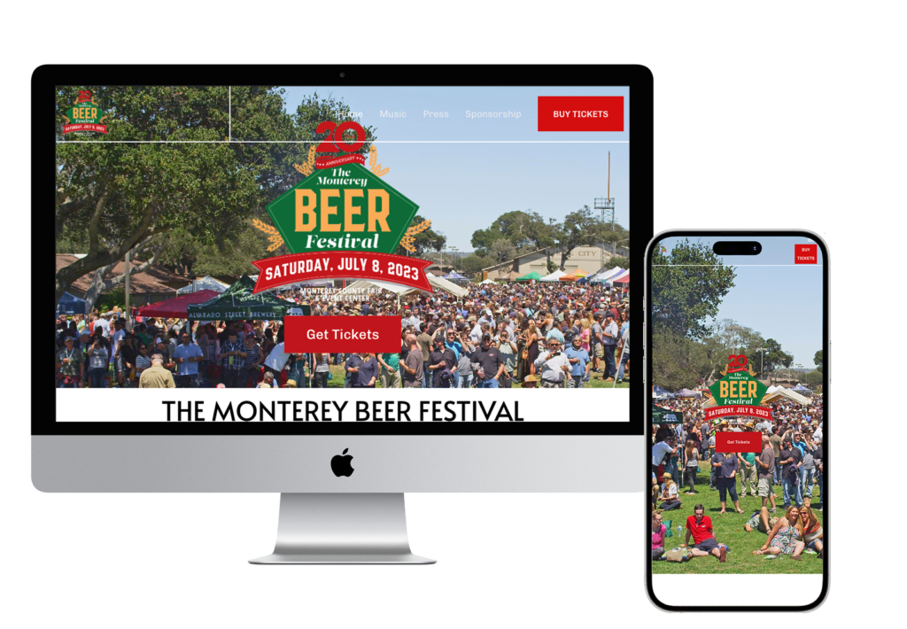 Monterey Beer Festival Mac Display